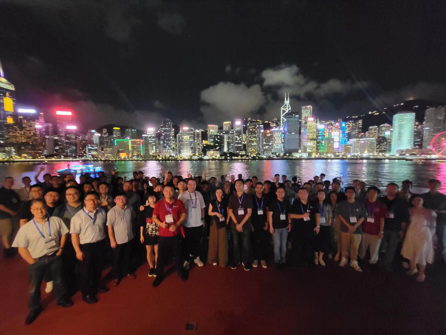 APNet group photo @ Victoria Harbour Cruise