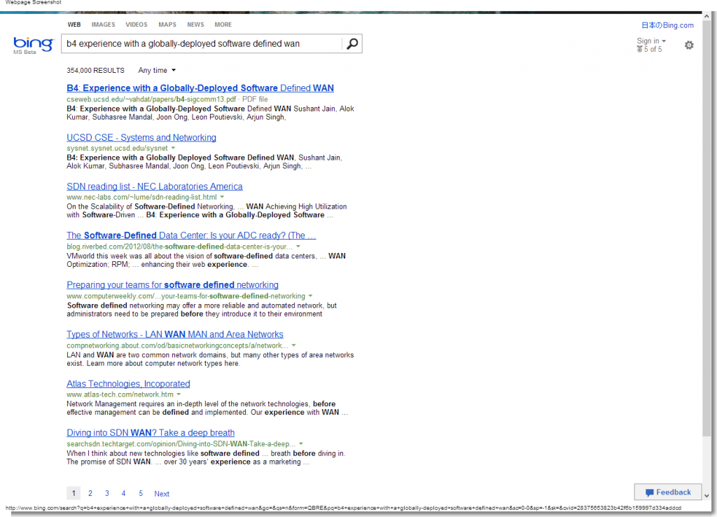 b4 experience with a globally-deployed software defined wan - Bing