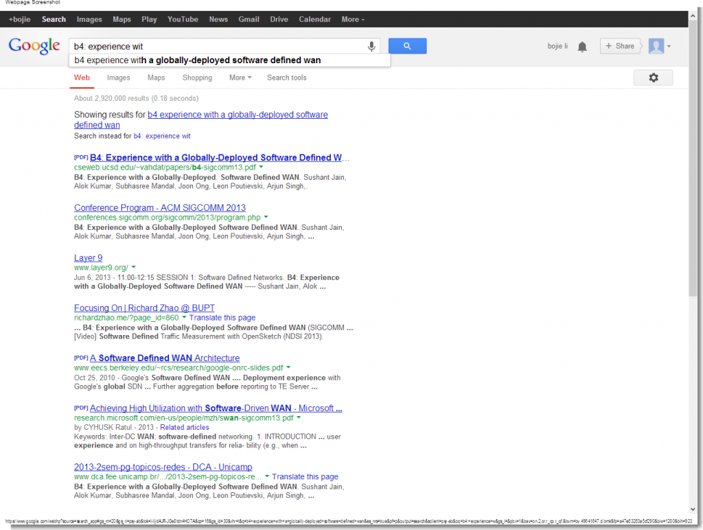 b4 experience with a globally-deployed software defined wan - Google Search